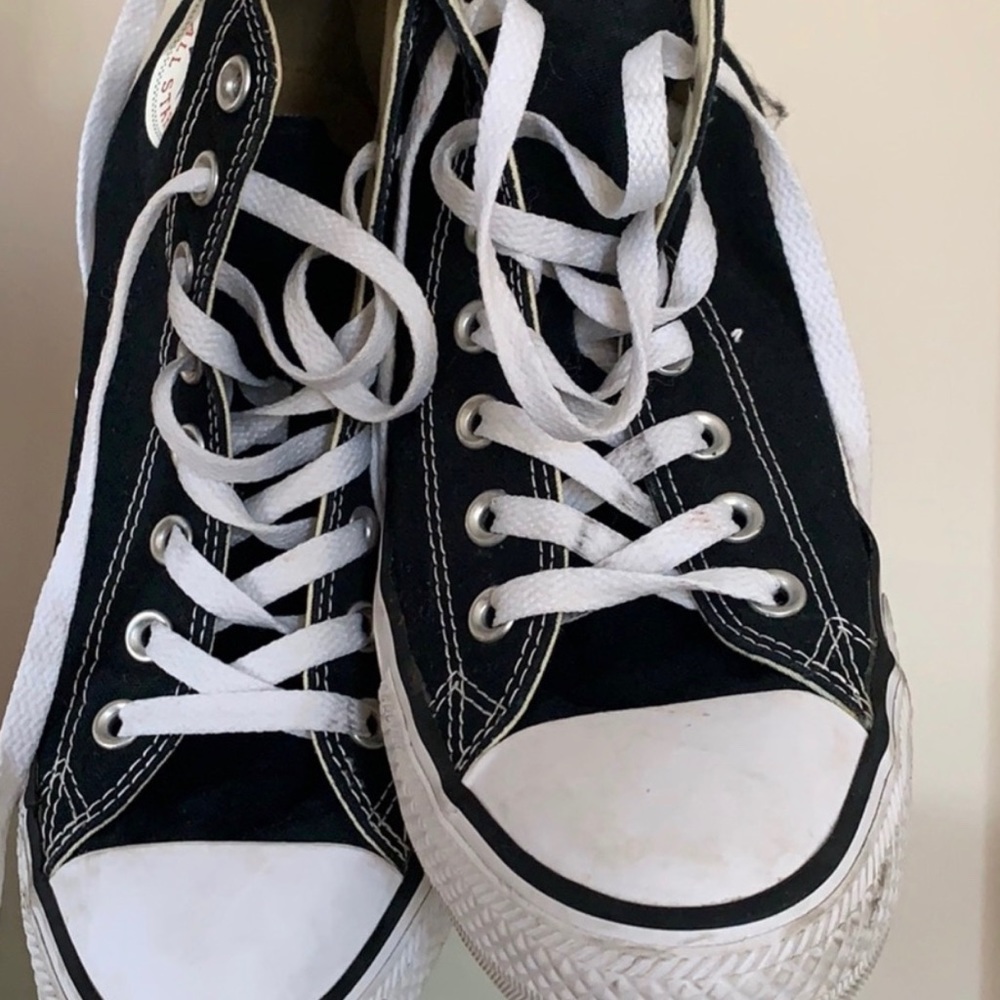 BLACK CONVERSE SIZE 10